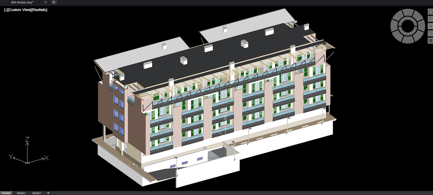 Image revealed by the slide